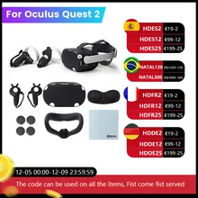 VR Touch Controller Shell Lens Rod Cap Handle Grip Protective Cover Set For Oculus Quest 2 VR Case Accessories