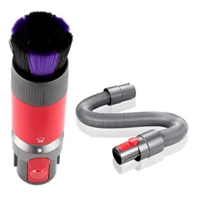 Vacuum Brush Attachment For Dyson V7 V8 V10 V11 V15 Soft Brush Cleaning Tool With Extension Hose