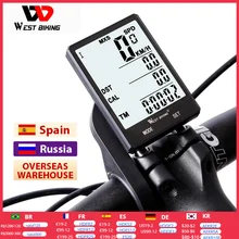 WEST BIKING Bicycle Cycling Computer Wireless Wired Waterproof digital Bike Speedometer Odometer with Backlight Bike Stopwatch