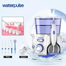 Waterpulse Dental Irrigator 800ml Home Teeth Whitening Water Flosser 10 Modes Oral Irrigators Cleaning Tools V300 For Family