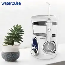 Waterpulse V600 10 Modes Oral Irrigator Power Water Floss 700ML Tank Dental Irrigator Hygiene Water Flosser With 5 Nozzles