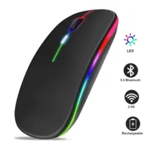 Wireless Mouse For Laptop PC Bluetooth RGB Rechargeable Mouse Wireless Computer Silent Mause LED Backlit Ergonomic Gaming Mouse