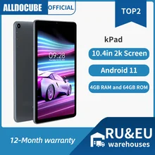 World Premiere ALLDOCUBE kPad 10.4 inch Tablet PC Android 11 Unisoc T610 2K Screen 4GB RAM 64GB ROM 4G Lte PhoneTablets