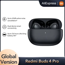World Premiere Global version Redmi Buds 4 Pro Earphone TWS Active Noise Cancelling Bluetooth Earbuds Wireless Gaming Headphone