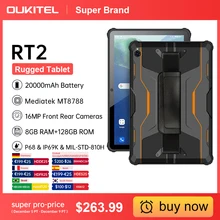 [World Premiere] Oukitel RT2 Rugged Tablet 10.1"FHD+ 20000mAh 8GB+128GB Android 12 Tablets 16MP Camera 33W Charge Pad