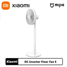 XIAOMI MIJIA DC Inverter Floor Fan E 140掳 Ultra Wide Angle Smart Standing Fan 15W App Control Voice Control Low Noise Wired Fan