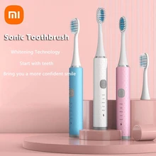 Xiao Mijia Sonic Electric Toothbrush USB Charge Rechargeable 5 Modes Electronic Whitening IPX7 Waterproof Teeth Brush Mi