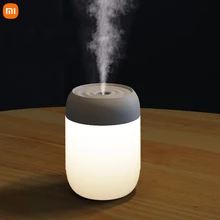Xiaomi 220ML Mini Ultrasonic Air Humidifier Essential Oil Diffuser For Home Office Car USB Aroma Diffuser Mist Maker LED Lamp