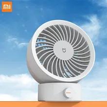 Xiaomi Mijia Portable Fan Mini Home Can Shake His Head Mini-fan Office Desk Electric Usb Rechargeable Fans Small for Desktop
