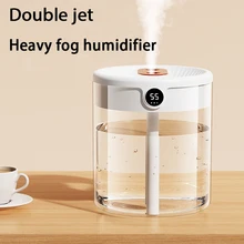Xiaomi Newest 2L Double Nozzle Air Humidifier With LCD Humidity Display Large Capacity Aroma Essential Oil Diffuser For Home