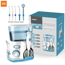 Xiaomi Oral Irrigator 5 Nozzles Dental Electric Water Flosser 800ml Oral Hygiene Dental Flosser Water Flossing Teeth Cleaning