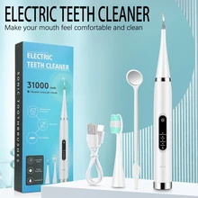 Xiaomi Ultrasonic Dental Scaler Irrigator Tartar Eliminator Teeth Whiten Stain Plaque Remover Dental Stone Removal Teeth Cleaner