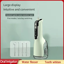 Xiaomi Youpin Teeth Oral Irrigator Intelligent Jet Water Flosser Whiten USB Rechargeable 330ml 5mode Waterproof Dental Irrigator