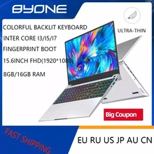 i7 Gaming Laptop 12GB 16GB RAM Laptops 15.6 Inch Intel Core i3 i5 laptop 512G SSD Fingerprint Unlock 1920x1080 Protable Computer